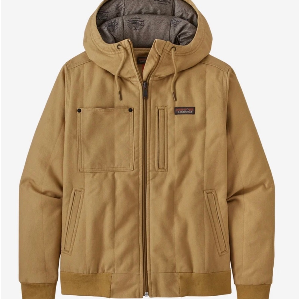 Patagonia All Season Hemp Canvas Bomber Hoody Jacket, small